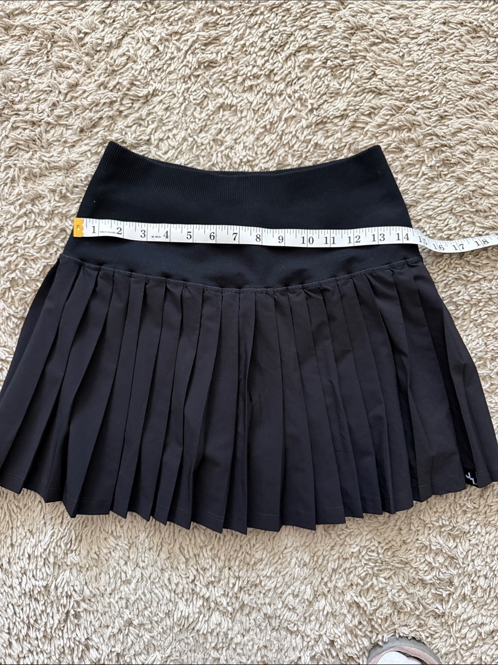 Black Pleated Women’s Skort